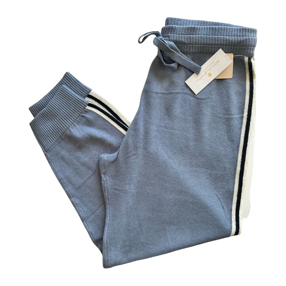Spiritual Gangster NWT Luxe Knit Jogger Blue Size L - Picture 3 of 7